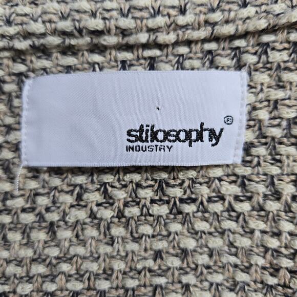 Stilosophy Industry Textured Blazer Size Medium - Picture 4 of 9